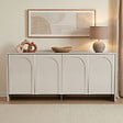 HABITAT ET JARDIN - Buffet en bois "Arlen" - 180 x 45 x 80 cm - Crème - vignette