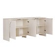 HABITAT ET JARDIN - Buffet en bois "Arlen" - 180 x 45 x 80 cm - Crème - vignette