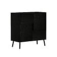 HABITAT ET JARDIN - Buffet en bois "Darien" - 76 x 35 x 79 cm - Noir - vignette