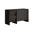 HABITAT ET JARDIN - Buffet en bois "Laris 130" - 130 x 44 x 82 cm - Gris anthracite - vignette