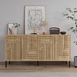 HABITAT ET JARDIN - Buffet en bois "Evolet" - 150 x 36 x 75 cm - Beige - vignette