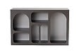 HABITAT ET JARDIN - Buffet en bois "Liva 120" - 120 x 37 x 74 cm - Gris anthracite - vignette