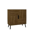 HABITAT ET JARDIN - Buffet en bois "Darien" - 76 x 35 x 79 cm - Marron - vignette