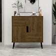 HABITAT ET JARDIN - Buffet en bois "Darien" - 76 x 35 x 79 cm - Marron - vignette