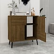 HABITAT ET JARDIN - Buffet en bois "Darien" - 76 x 35 x 79 cm - Marron - vignette