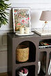 HABITAT ET JARDIN - Buffet en bois "Lessa" - 80 x 37 x 74 cm - Gris anthracite - vignette