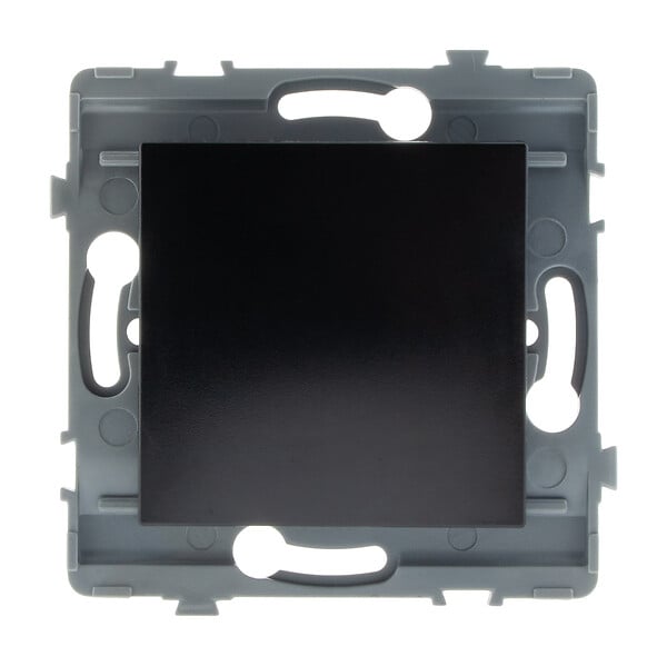 ZENITECH - Bouton poussoir encastrable - à composer - métal Noir brossé - Kouro - Zenitech - large