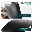 VOUNOT - Lot de 30 Bordure de jardin en métal flexible 100x13cm noir - vignette