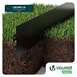 VOUNOT - Lot de 30 Bordure de jardin en métal flexible 100x13cm noir - vignette