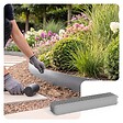 VOUNOT - Lot de 30 Bordure de jardin en métal galvanisé flexible 100x13cm - vignette