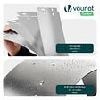 VOUNOT - Lot de 5 Bordure de jardin en métal galvanisé flexible 100x13cm - vignette