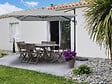 HABITAT ET JARDIN - Parasol jardin déporté en aluminium "Sky 4" - 3 x 4 m - Gris - vignette