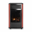 SAHARA - Poêle à gaz mobile 3,4KW Effet feu de bois - Chauffage gaz Rouge & Noir + Tuyau gaz + Détendeur butane Manhattan Sahara - vignette
