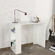 HABITAT ET JARDIN - Bureau en bois "Netenya" - 90 x 40 x 74 cm - Blanc - vignette