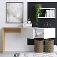 HABITAT ET JARDIN - Bureau en bois "Tiff" - 145 x 45 x 74 cm - Chêne blanc - vignette