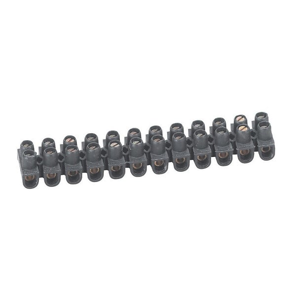 LEGRAND - Borne de raccordement Nylbloc 12 plots 2,5mm² - Noir - 24A - large