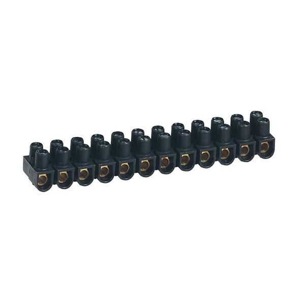 LEGRAND - Borne de raccordement Nylbloc 12 plots - Noir - 76A - large