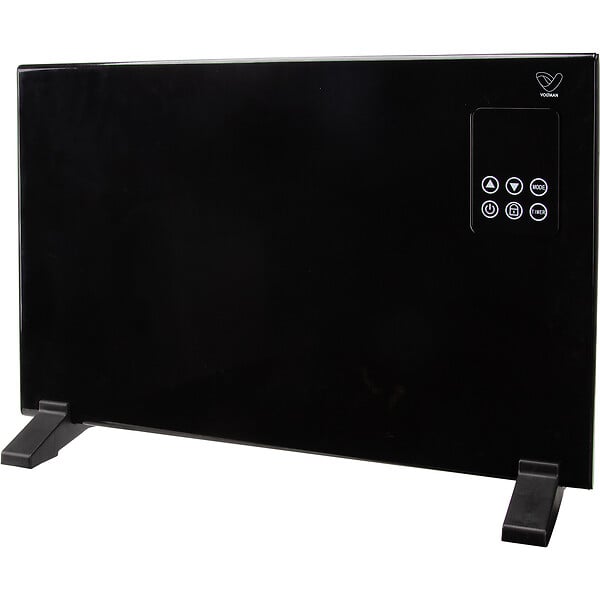 VOLTMAN - Radiateur électrique Alumia Connect - cœur aluminium 2000W - noir -Volman - large