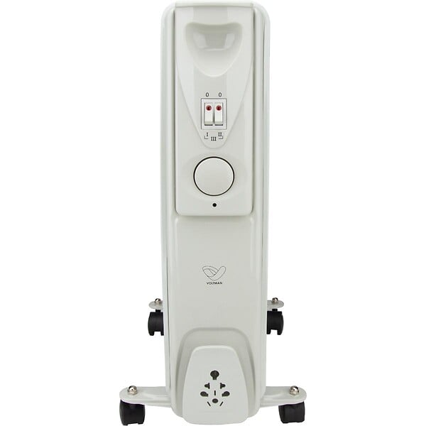 VOLTMAN - Radiateur mobile bain d'huile Mobioil 1500W - 3 niveaux de chauffe - blanc - Voltman - large
