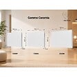 VOLTMAN - Radiateur céramique Ceramia Connect Wifi 1000W - façade acier - blanc - Voltman - vignette