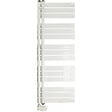 VOLTMAN - Sèche serviette aluminium - 500W - blanc - barres plates en "E" - Voltman - vignette