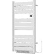 VOLTMAN - Sèche serviette aluminium 500 + 1000W + soufflerie - barres plates - blanc - Voltman - vignette