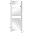 VOLTMAN - Sèche serviette aluminium 750W barres rondes - blanc - Voltman - vignette