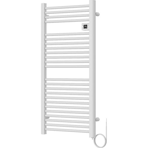 VOLTMAN - Sèche serviette aluminium 750W barres rondes - blanc - Voltman - large