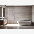 VOLTMAN - Sèche serviette aluminium 750W barres rondes - blanc - Voltman - vignette