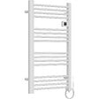 VOLTMAN - Sèche serviette aluminium 500W barres rondes - blanc - Voltman - vignette