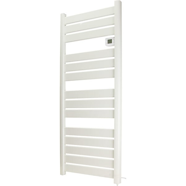 VOLTMAN - Sèche serviette aluminium 750W barres plates - blanc - Voltman - large
