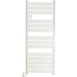 VOLTMAN - Sèche serviette aluminium 750W barres plates - blanc - Voltman - vignette