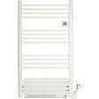 VOLTMAN - Sèche serviette aluminium 500 + 1000W + soufflerie - barres rondes - blanc - Voltman - vignette