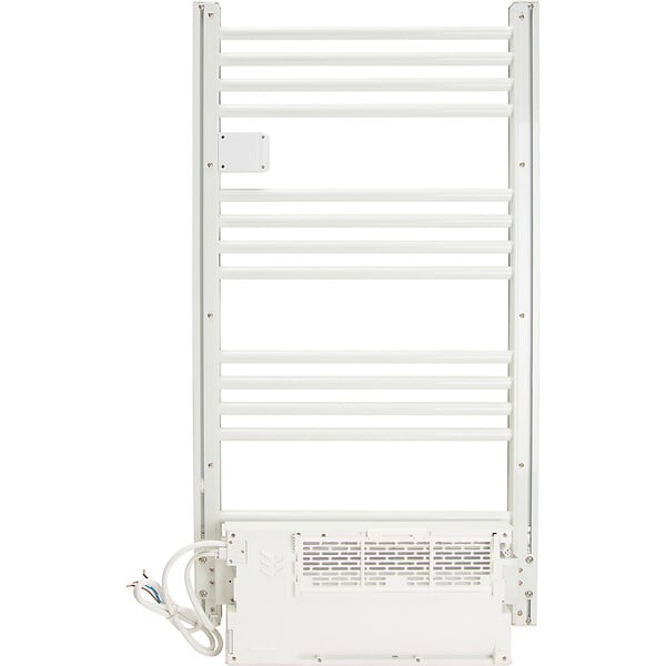 VOLTMAN - Sèche serviette aluminium 500 + 1000W + soufflerie - barres rondes - blanc - Voltman - large