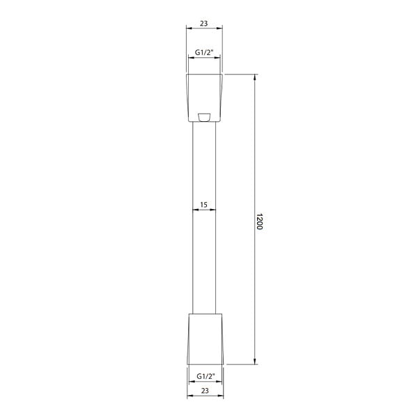 VILLEROY ET BOCH - Flexible de douche  Universal 120 cm Or brossé - large
