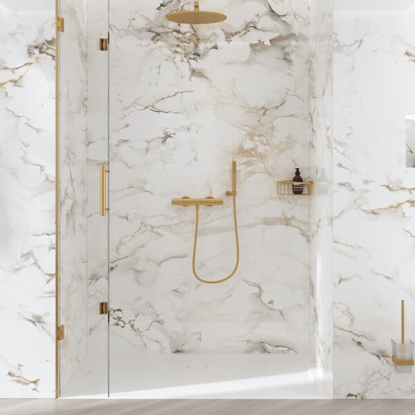 VILLEROY ET BOCH - Flexible de douche VILLEROY ET BOCH Universal 160 cm Brushed Gold - large