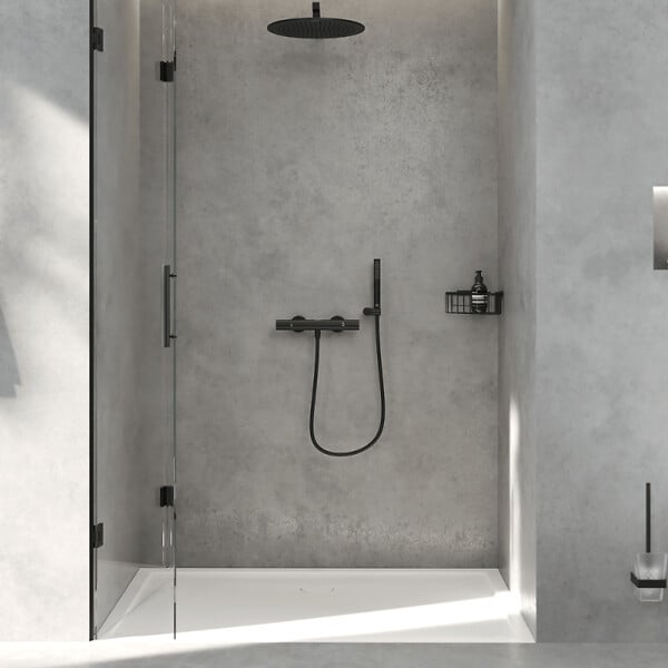 VILLEROY ET BOCH - Flexible de douche  Universal 160 cm Noir mat - large