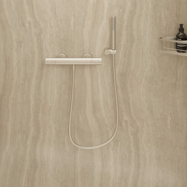 VILLEROY ET BOCH - Flexible de douche  Universal 160 cm nicke brossé - large