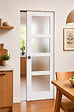 GD MENUISERIES - Porte Coulissante Tana blanc Vitrée H204 x L63 cm, Galandage - vignette