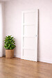 GD MENUISERIES - Porte Coulissante Tamera blanc H204 x L63 cm, Coquilles blanc - vignette