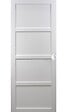 GD MENUISERIES - Porte Coulissante Tamera blanc H204 x L83 cm, Coquilles blanc - vignette