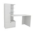 HABITAT ET JARDIN - Bureau en bois "Domingos" - 149 x 61 x 73 cm - Blanc - vignette