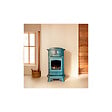 SAHARA - Pack de 2 Poêles à gaz Provence Vert en fonte 3,4KW Effet feu de bois Chauffage d'appoint gaz sur roues Sahara - vignette