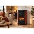 SAHARA - Pack 2 Poêles à gaz 3.4KW Manhattan Rouge Effet feu de bois 3 niveaux de chauffe 40-80m2 Sahara - vignette