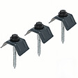 MCCOVER - Kit 50 fixations pour plaque acier nervurée 900/25 Gris anthracite RAL 7016, Unités - 50 pièces - vignette