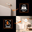 BESTHERM - Radiateur électrique fixe à inertie sèche céramique - BESTHERM - STELLINA 2000W - Détecteur de présence - Lumineux - NF - vignette
