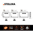 BESTHERM - Radiateur électrique fixe à inertie sèche céramique - BESTHERM - STELLINA 1500W - Détecteur de présence - Lumineux - NF - vignette