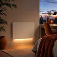 BESTHERM - Radiateur électrique fixe à inertie sèche céramique - BESTHERM - STELLINA 1000W - Détecteur de présence - Lumineux - NF - vignette