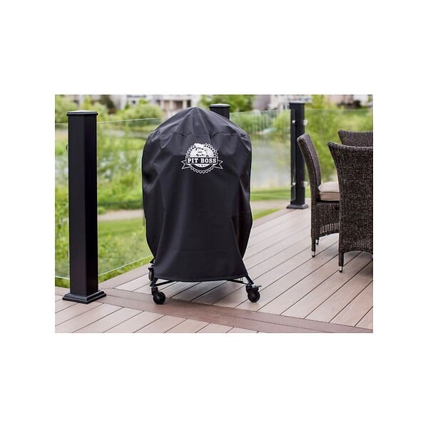 PIT BOSS - Barbecue à charbon Kamado Noir Céramique Grille Ø 52cm 134 x 77 x 120 cm PIT BOSS - large