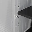 ARTPLAST - Armoire de rangement 2 portes 4 Etagères 68 x 37 x H169 cm 4 pieds Grise Artplast - vignette
